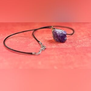 Untamed Amethyst Cluster Necklace